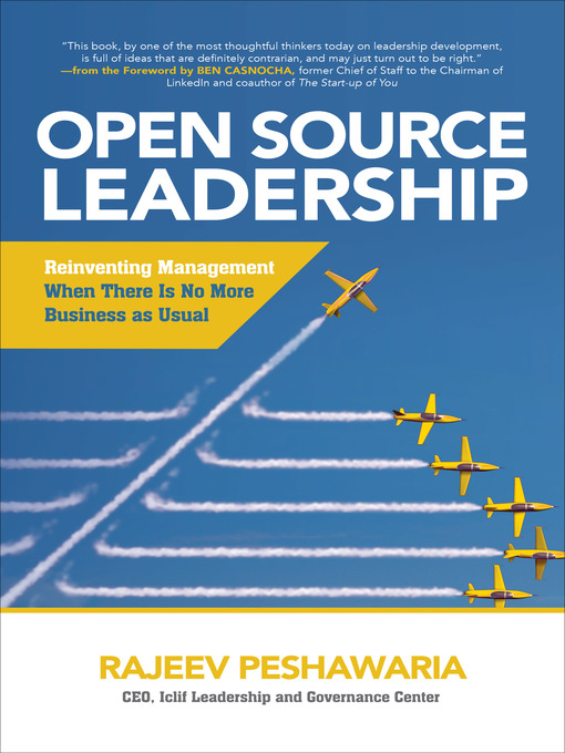 Title details for Open Source Leadership by Rajeev Peshawaria - Wait list